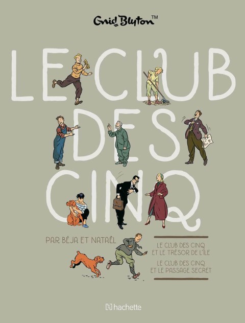 Le Club des cinq 3 Le club des cinq et le trésor de l'île - Le club des cinq et le passage secret
