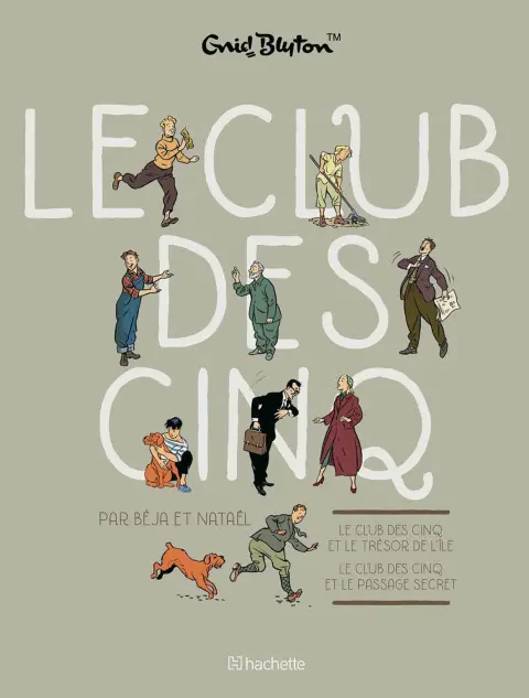 Le Club des cinq 3 Le club des cinq et le trésor de l'île - Le club des cinq et le passage secret