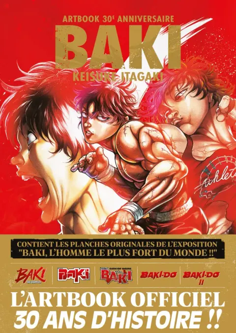 Baki Artbook officiel 30e anniversaire