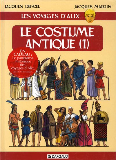 Couverture de l'album Les Voyages d'Alix Tome 8 Le Costume antique (1)