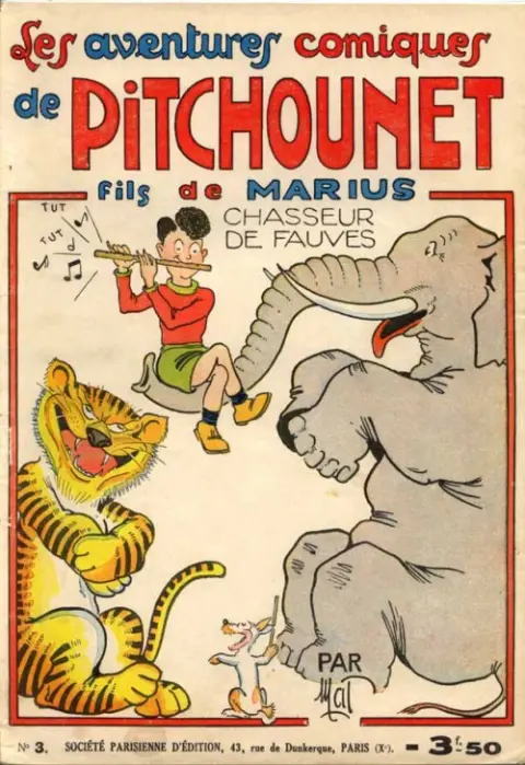 Les aventures comiques de Pitchounet, fils de Marius Tome 3 Pitchounet chasseur de fauves