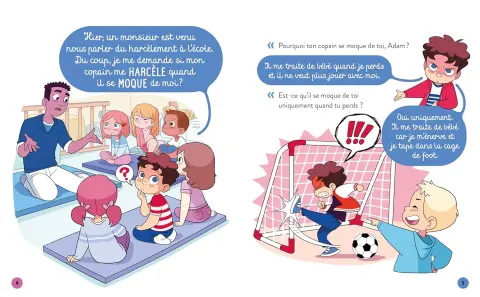 Planche de l'album Le harcèlement Tu veux qu'on en parle ?