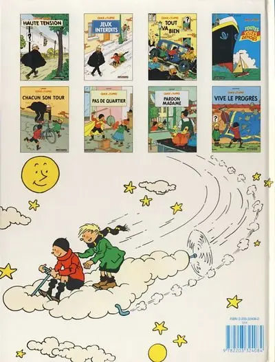 Verso de l'album Quick et Flupke - Gamins de Bruxelles Tome 8 Vive le progrès