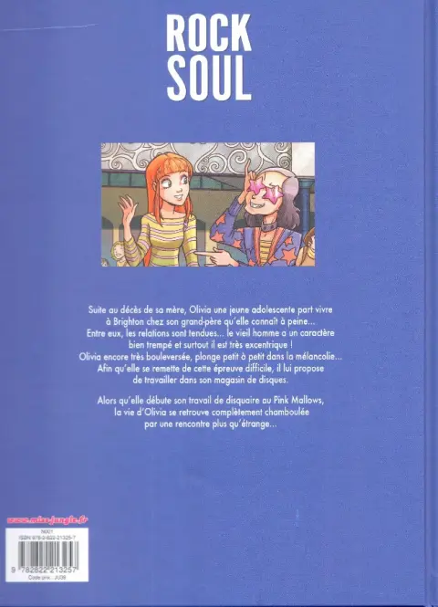 Verso de l'album Rock Soul 1 Apparition