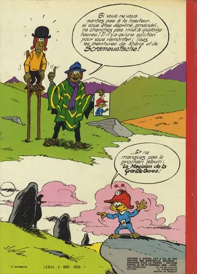 Verso de l'album Le Scrameustache Tome 1 L'héritier de l'Inca