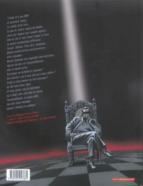 Verso de l'album Apocalypse Mania Le Cycle des Lumières