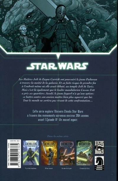 Verso de l'album Star Wars - Chevaliers de l'Ancienne République Tome 4 L'invasion de Taris