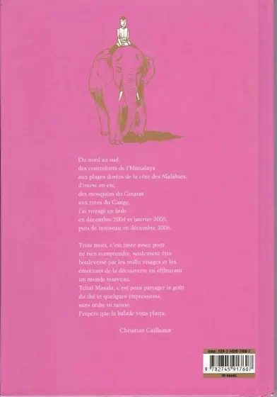 Verso de l'album Tchaï Masala Monologue Hindi