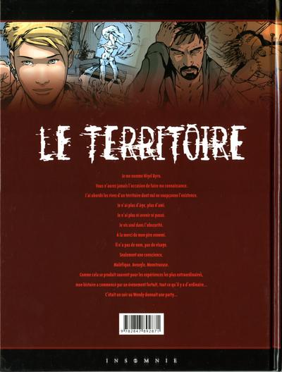 Verso de l'album Le Territoire Tome 2 Hypnose