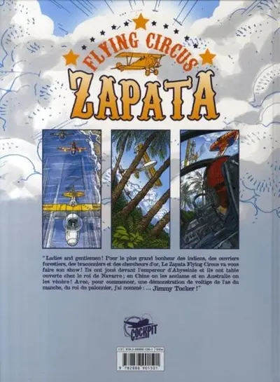 Verso de l'album Tucker Tome 1 Les derniers jours de Zapata