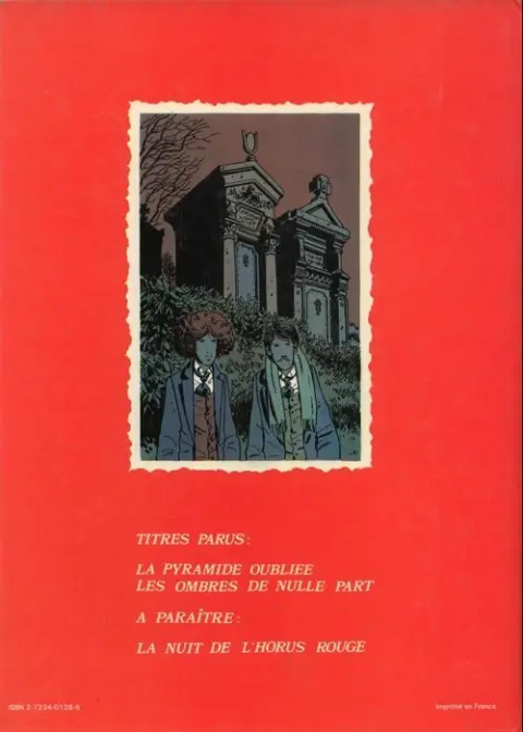Verso de l'album Victor Billetdoux Tome 2 Les ombres de nulle part