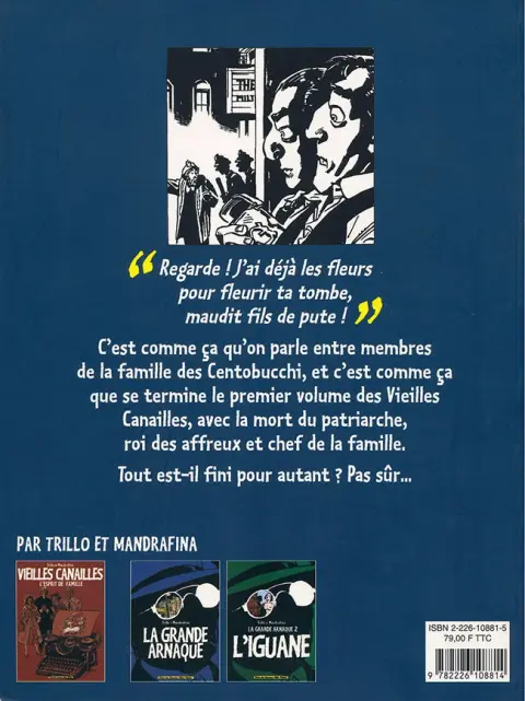 Verso de l'album Vieilles canailles Tome 2 L'honneur des Centobucchi