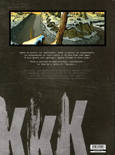 Verso de l'album Amerikkka Tome 3 Les neiges de l'Idaho
