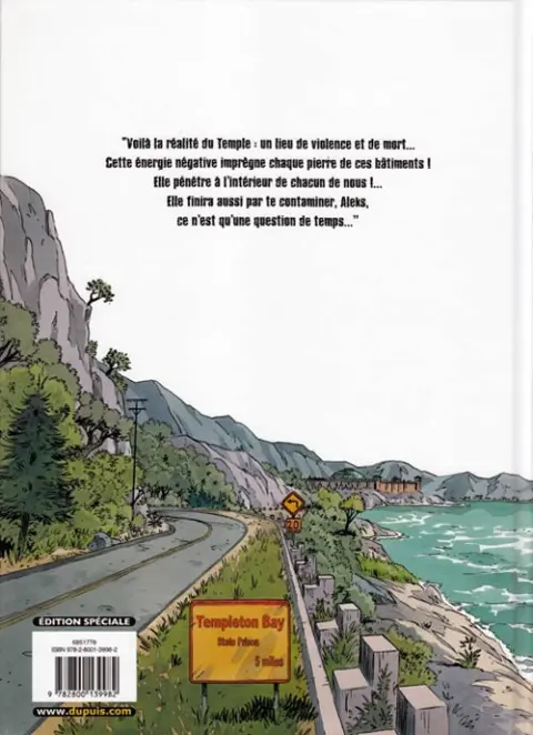 Verso de l'album Haute sécurité Tome 1 Les gardiens du temple - Tome 1/2