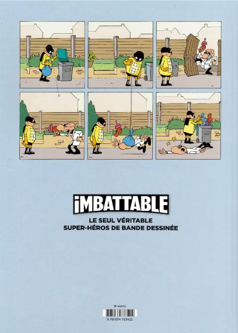 Verso de l'album Imbattable Tome 2 Super-héros de proximité
