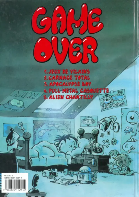 Verso de l'album Kid Paddle Tome 1 Jeux de vilains
