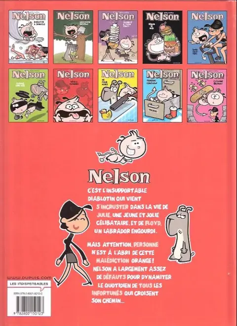 Verso de l'album Nelson Tome 7 Tête à claques