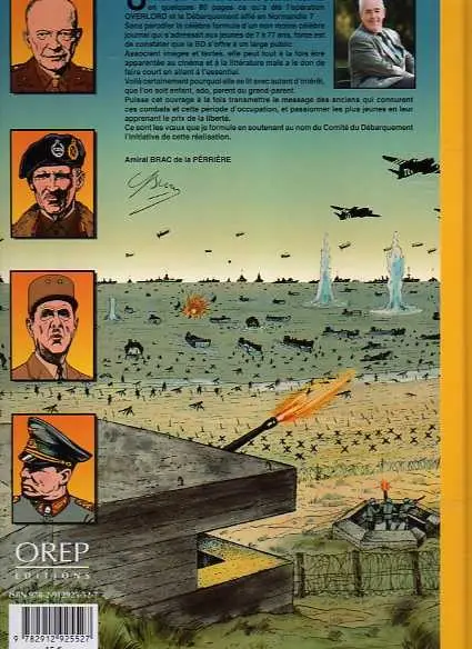Verso de l'album Overlord 6 juin 1944