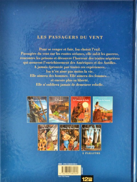 Verso de l'album Les Passagers du vent Tome 2 Le Ponton