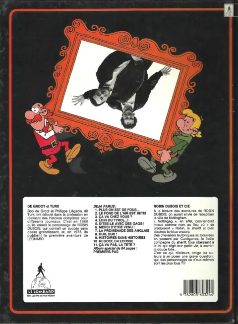 Verso de l'album Robin Dubois Tome 1 Plus on est de fous...