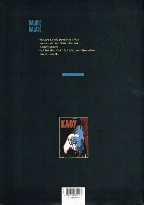 Verso de l'album Balade Balade