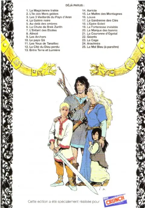 Verso de l'album Thorgal Tome 7 L'enfant des étoiles