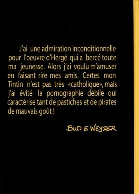 Verso de l'album Tintin Tintin en Thaïlande