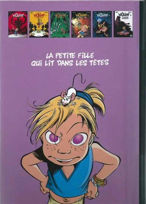 Verso de l'album Violine Tome 6 Le sommeil empoisonné