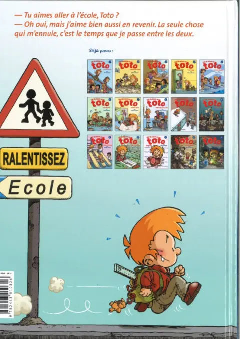 Verso de l'album Les Blagues de Toto Tome 15 Le savant fou rire