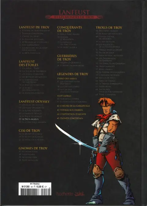 Verso de l'album Lanfeust et les mondes de Troy Tome 22 Lanfeust Odyssey - Le Delta Bilieux