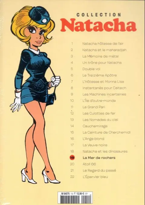 Verso de l'album Natacha - La Collection Tome 19 La mer de rochers