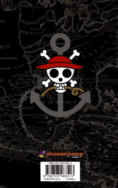 Verso de l'album One Piece Tome 59 La fin de Portgas D. Ace