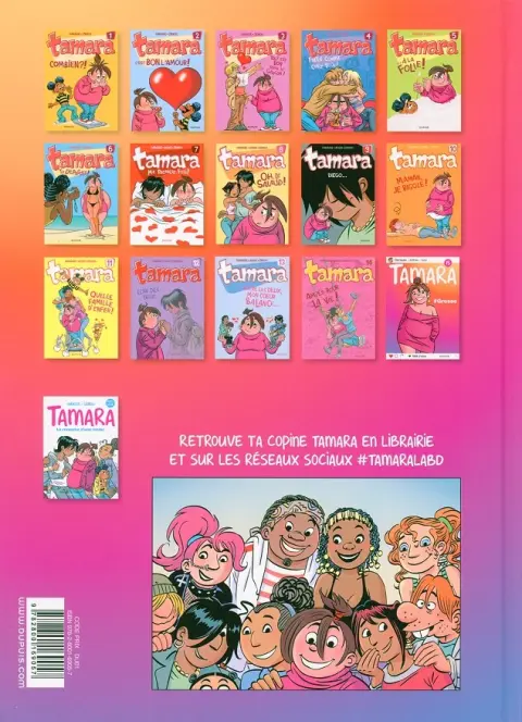 Verso de l'album Tamara Tome 15 #Grosse