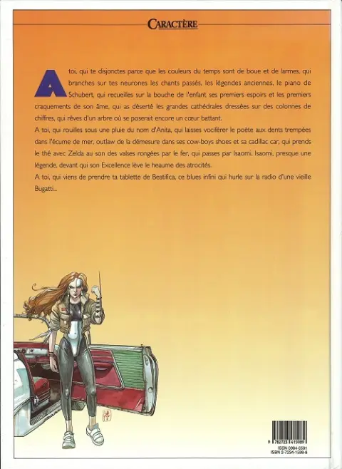 Verso de l'album Beatifica Blues Intégrale