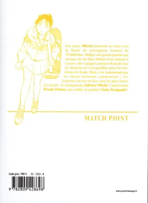 Verso de l'album Happy ! (Édition de luxe) Volume 14 Match Point