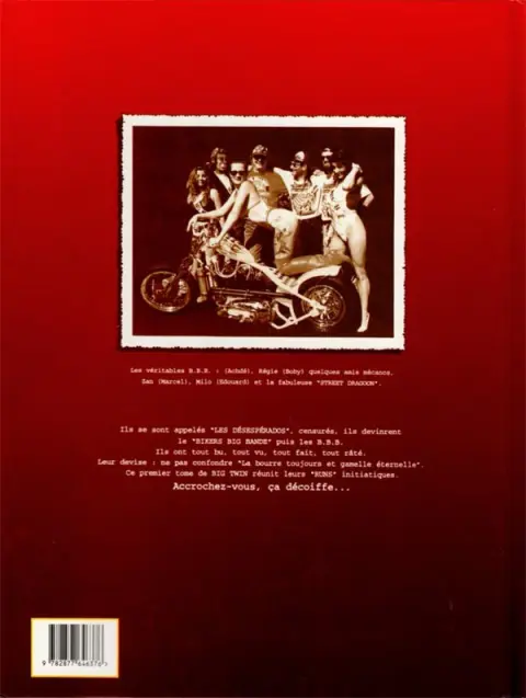 Verso de l'album Big Twin