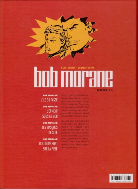 Verso de l'album Bob Morane Intégrale 5