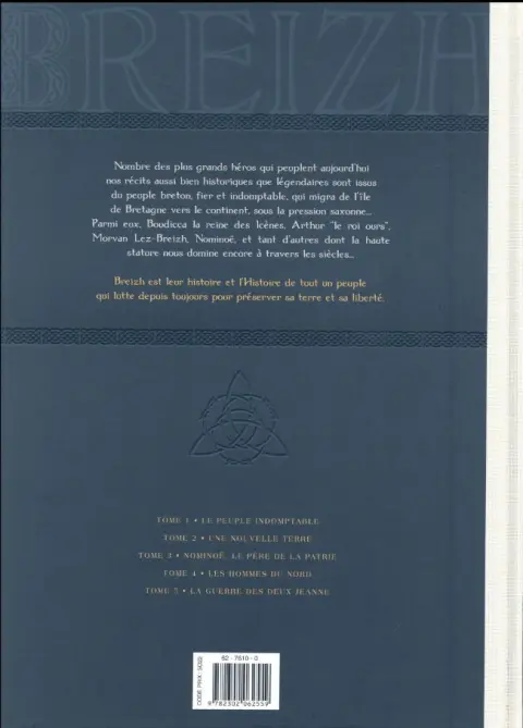 Verso de l'album Breizh - Histoire de la Bretagne 5 La Guerre des deux Jeanne