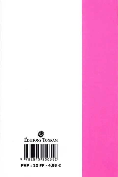 Verso de l'album Butsu Zone 1
