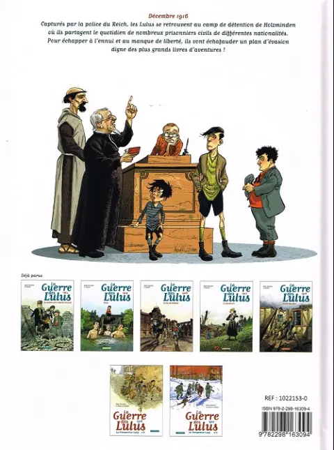 Verso de l'album La Guerre des Lulus La Perspective Luigi 2/2