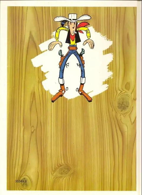 Verso de l'album Lucky Luke Tome 21 Les collines noires