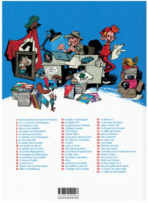 Verso de l'album Spirou et Fantasio Tome 20 Le faiseur d'or
