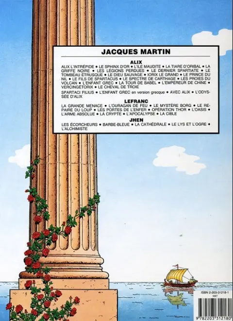 Verso de l'album Alix Tome 18 Vercingétorix