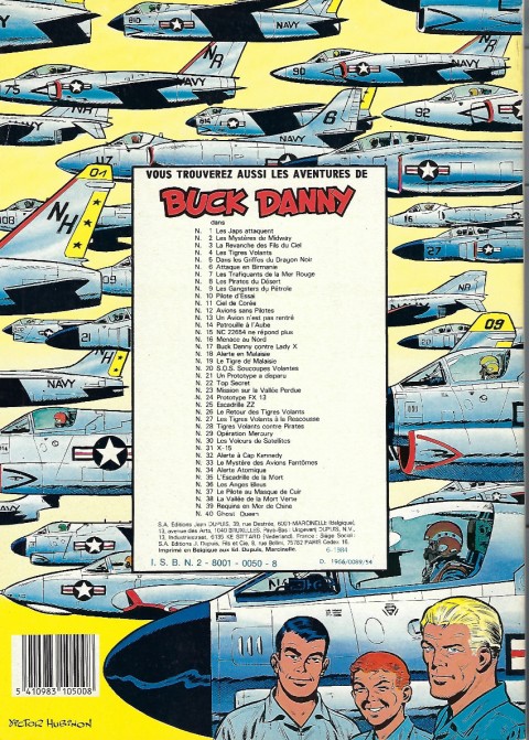 Verso de l'album Buck Danny Tome 13 Un avion n'est pas rentré