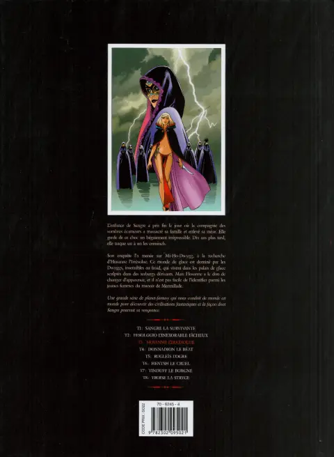 Verso de l'album Sangre Tome 3 Hovanne l'irrésolue