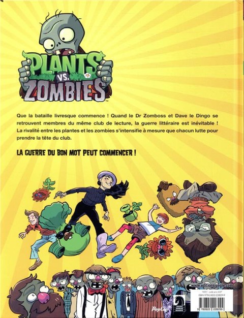 Verso de l'album Plants vs. zombies Tome 11 Guerre et pois