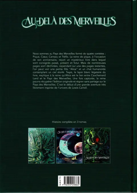 Verso de l'album Au-delà des merveilles Tome 3/3