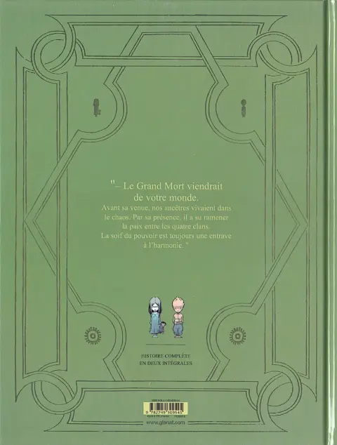 Verso de l'album Le Grand Mort Intégrale I - Tomes I à IV