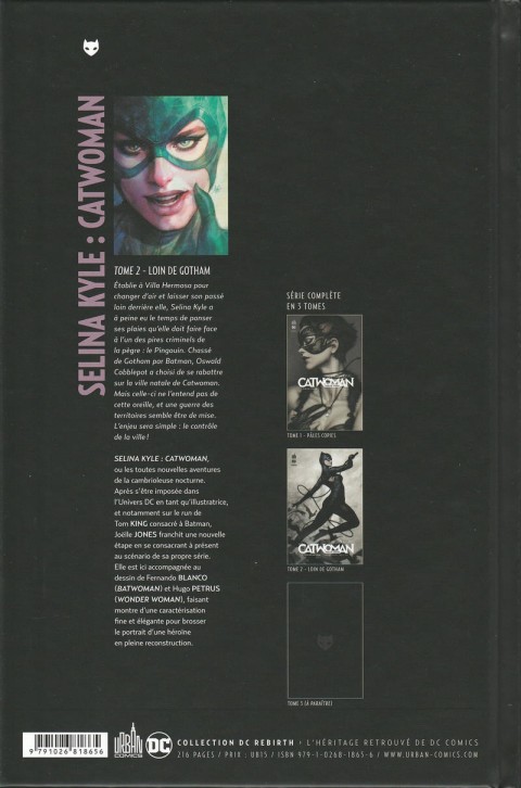 Verso de l'album Selina Kyle : Catwoman 2 Loin de Gotham