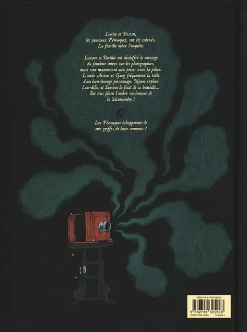 Verso de l'album Chambres Noires Tome 2 Chasse à l'âme